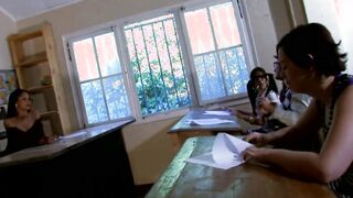 Cuban exchange professor Katia de Lys gets licked and banged by erotic school girl