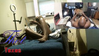 Thot into Texas - Ms African Plump Breasts ll to Herself Real Amateur Bombshell Cougar