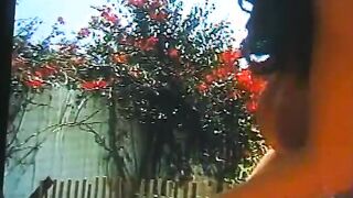 Big Titted red oral sex bends over and gets plowed rough from the rear