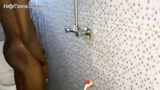 Seduced long stepbro to pound my vagina inside the shower