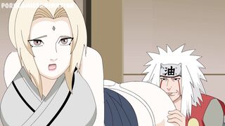 Naruto - Tsunade Follada Animated Anime part one