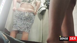 Changing clothes-looking up skirts three