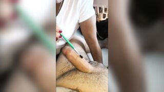 Premature ejaculation with fondle (Paja Pintada)