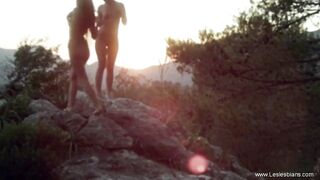 Euro Couple Into Lesbo Action Fingers Experience