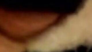 Freaky Eastern sluts gets cummed and blows his cock clean