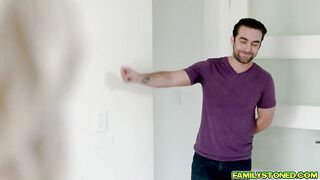 Stepson blackmails his babe bratty stepmom and makes her pounded
