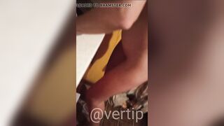 Vertipopka Vertip washes dishes nude