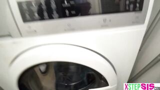 Stuck into the sink was my teens stepsister Liz Jordan