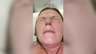 Gf Wriggler having the most extreme orgasm into the hot tub