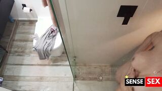 REAL, My stepmom taking a shower