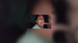 Rica chupada fuera de la fiesta