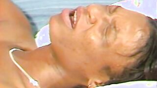 Vulgar Hottie likes it when her soak vagina drilled deep by a big pole