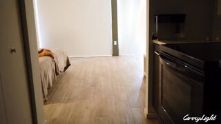 StepSon fucks StepMom tight ANAL for first time while Dad