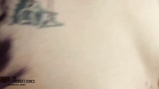 Screwed my freaky stepsister Cum on her rich buttocks