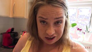 AuntJudysXXX - Fucking your Big Boobed Stepmom Olga inside the Kitchen