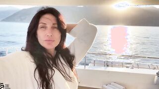 Vacation on a yacht. Life style