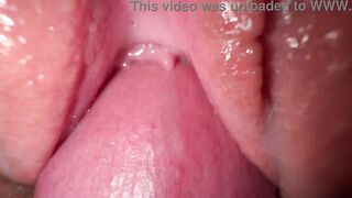 Extremely close up plowed tight teens cunt, Incredible creamy cunt