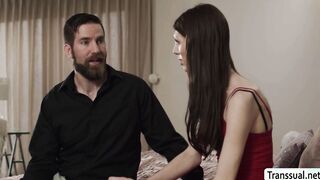 Stepfather analed crying TS stepdaughter