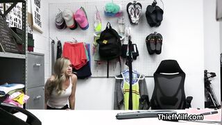 Female officer gets horny during strip search