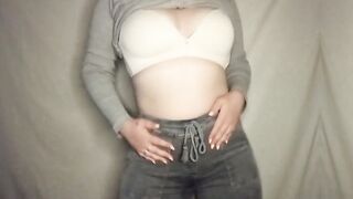 just dancing) just eating candy) to the music) showed underwear))