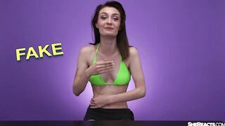 REAL OR FAKE Big Creampie Edition She Reacts