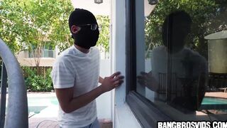 He broke inside to sniff her crazy lingerie