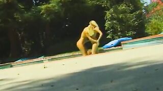 Adorable sexy liking it as her pink twat gets licked inside a dyke session