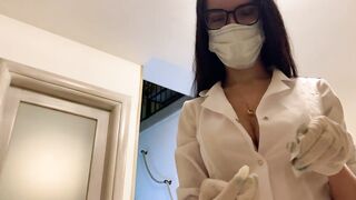 Bae nurse into gloves gave herself a voluptuous banged!