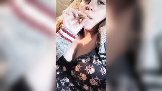 Katie Kitten Smoke and Cunt Performance