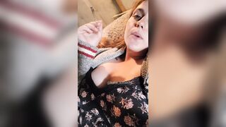 Katie Kitten Smoke and Cunt Performance