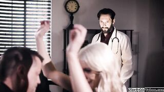 Doctor fuck busty milf to impregnate her