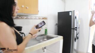 Stranger fucks my vagina and ejaculates on my rich buttocks