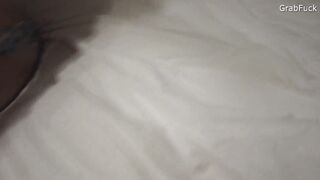 Young Russian bitch ejaculates on penis