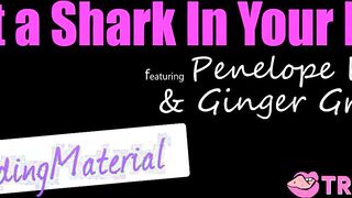 Is That A Shark Into Your Leggings Red Haired Gray, Penelope