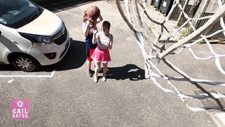 Cheerleader skank stepsister hard basketball lesson - preview