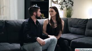 Trans Jenna Creed sucks her old neighbor