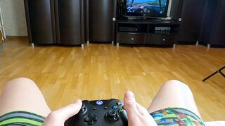 Stepbrother Tries To Play Movie Game While Pervert Stepsister Seduces