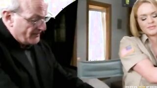 goddess Long-tit blonde Pornstar Krissy Lynn boned rough inside cop uniform