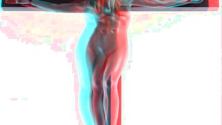 Female Jesus Crucified Naked English Audio 2 In 3D