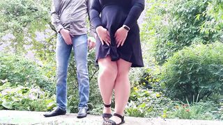 cougar pee like a horse bent over doggy style