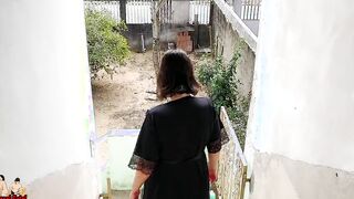 She goes almost nude on street