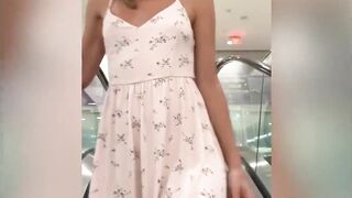 seen a slutty sluts into a mall