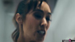 Determined lesbo professor Christy Love wants to be impregnated by