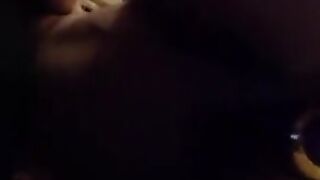 Getting banged with a vibrator and a penis inside my