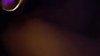 Getting banged with a vibrator and a penis inside my