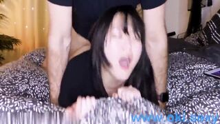 young lovely korean sluts fuck by a western huge dick