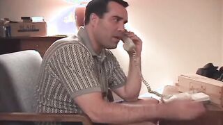 Double penetration dig dark haired mom into 3 way