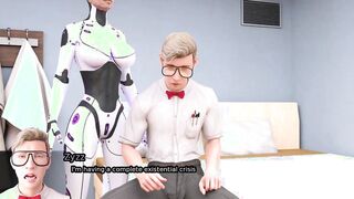 SEXBOT - she had an orgasm on my pillow