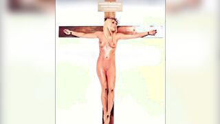 Female Jesus Crucified Naked German Audio