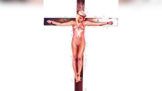 Female Jesus Crucified Naked Dutch Audio